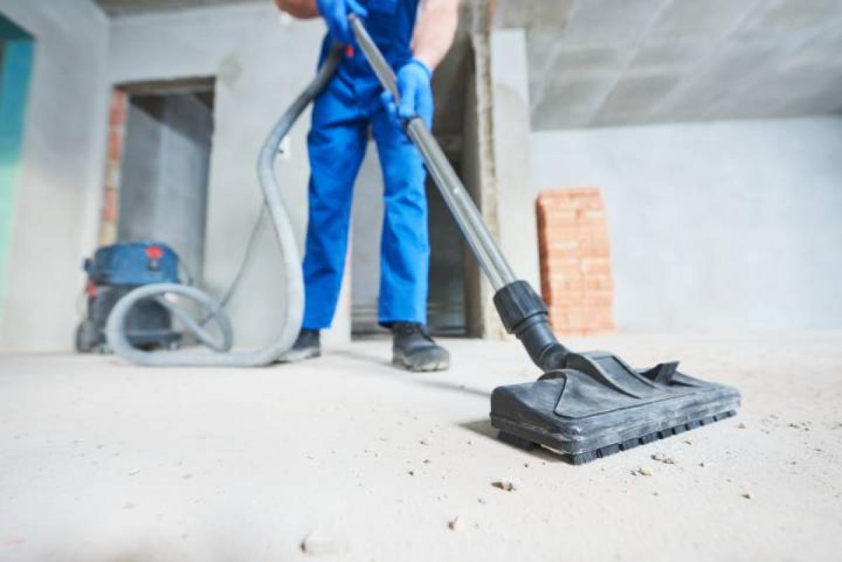 Nettoyage de fin de chantier